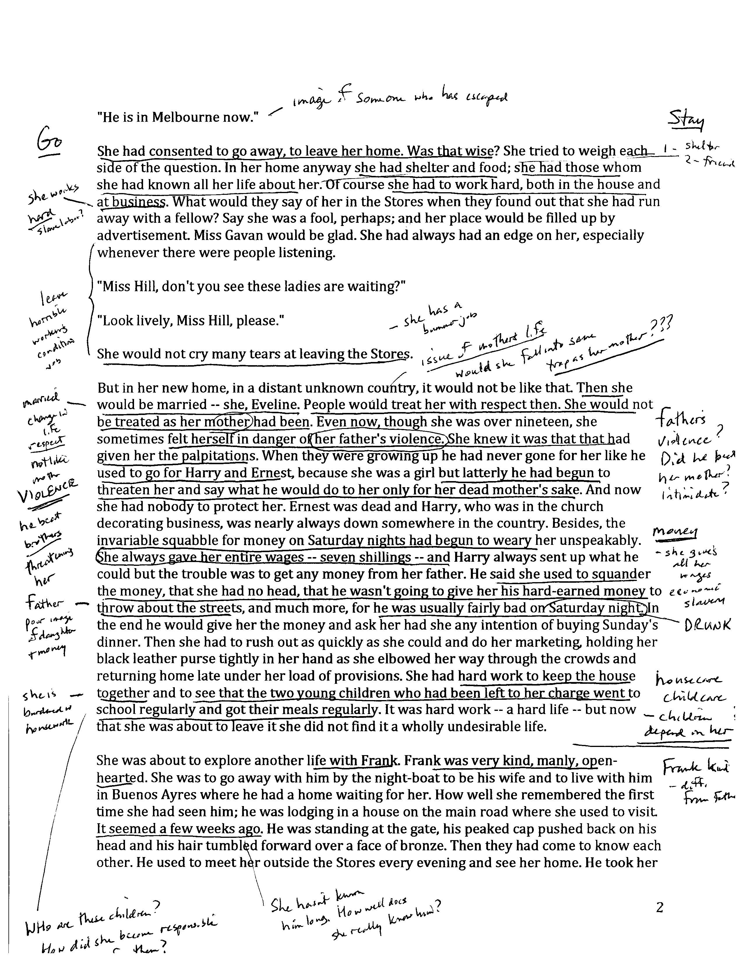 How to annotate an essay