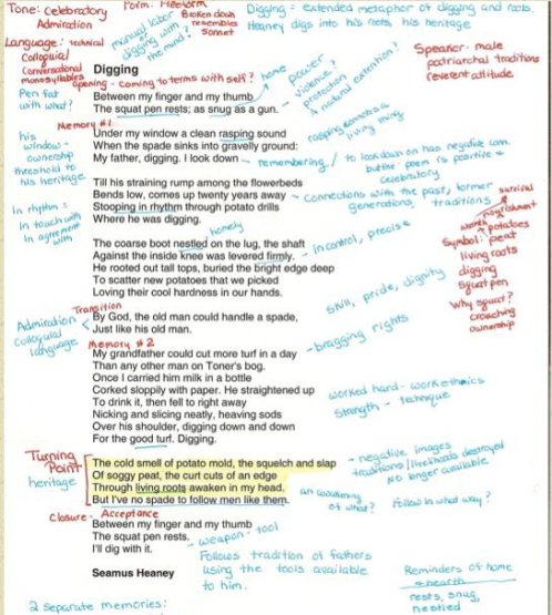 Critical annotation example