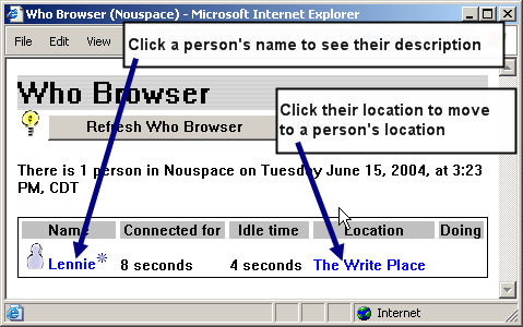 Who browser
