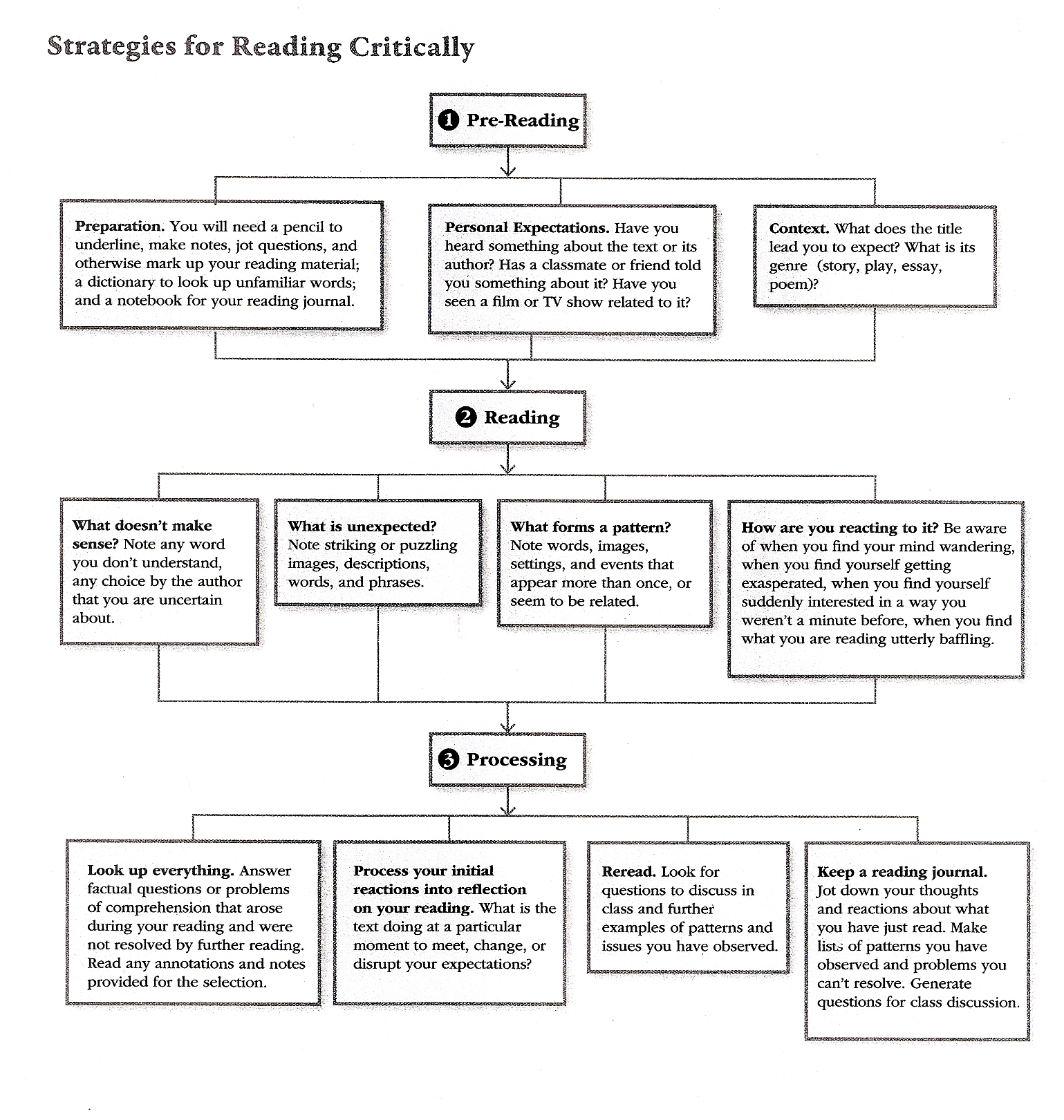 essay questions about critical reading